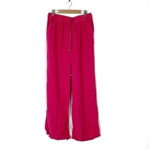 Young Fabulous & Broke | Hot Pink Linen Rayon Pants Womens Medium